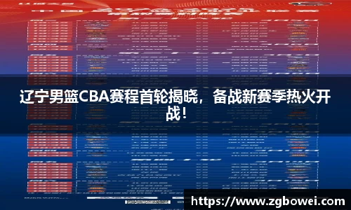 辽宁男篮CBA赛程首轮揭晓，备战新赛季热火开战！