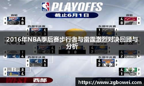 2016年NBA季后赛步行者与雷霆激烈对决回顾与分析